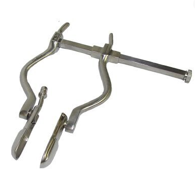Smith-Buie Rectal Retractor, Self-Retaining, W/ Swivel Blades, Blade Size 23.0 Mm X 70.0 Mm, Spread 4 1/2" (11.5 Cm)